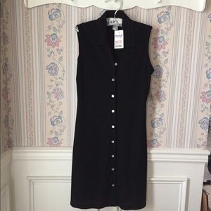 Sleeveless black casual dress NWT